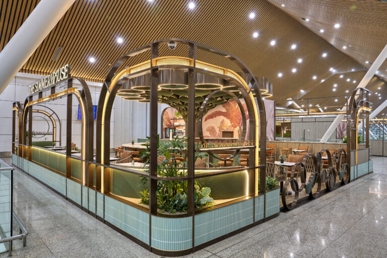 The Summerhouse restaurant opens at Kuala Lumpur Airport The Summer House, Plaza Premium Group’s restaurant at Kuala Lumpur Airport, has a contemporary tropical design that drew inspiration from the region’s rainforests and sunlight.