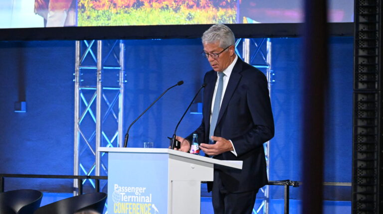 Passenger Terminal Expo + Conference 2024 opens with address from Dr Stefan Schulte, CEO of Fraport Passenger Terminal Expo + Conference 2024 opens with address from Dr Stefan Schulte, CEO of Fraport.