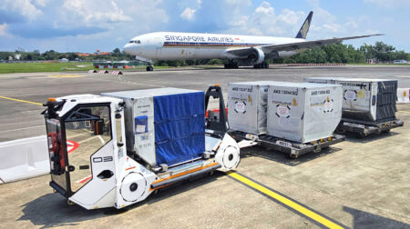 Changi Airport to pilot autonomous electric baggage vehicles Changi Airport to pilot autonomous electric baggage vehicles.