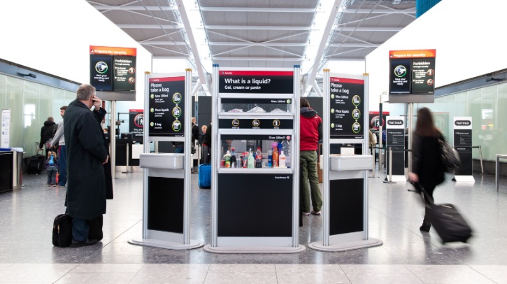 Heathrow relaunches Fast Track Security service Heathrow relaunches Fast Track Security service Passengers walk past the information signs at Heathrow security.