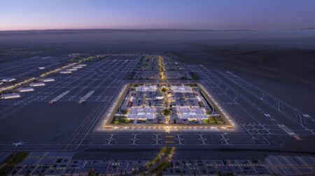 King Salman International Airport Development Company (KSIADC), one of Public Investment Fund’s companies, has partnered contracts with four local and international companies in the fields of architecture, engineering, construction, and air traffic management. These partnerships aim to create the new King Salman International Airport (KSIA).