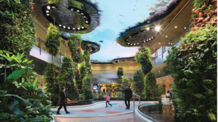 Singapore Changi Airport’s refurbished second terminal is simply stunning – and even more noteworthy as it is the first time the project’s interior designer has ever worked on an airport.