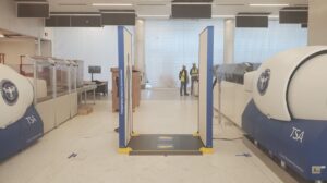 Security lanes and passenger scanners installed as part of LAX transformation project