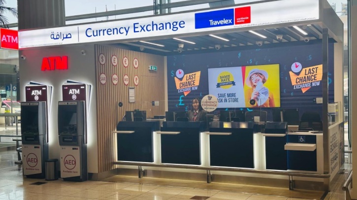 Travelex launches 13 stores across Abu Dhabi and Dubai airports Foreign exchange brand Travelex has launched 13 new stores across Abu Dhabi and Dubai airports.