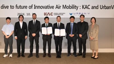 UrbanV and Korea Airports Corporation to develop an advanced air mobility ecosystem