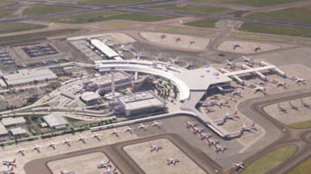 Perth Airport has revealed its vision for its A$5bn “one airport” concept, which will bring all flight services into the Airport Central precinct and create a new parallel runway, new terminal facilities, two multi-story carparks with associated roadworks, an upgrade of Terminal 2, and the airport’s first hotel.