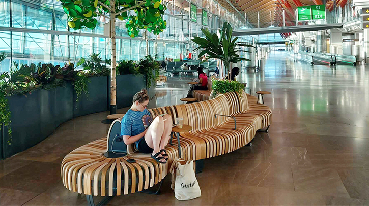 We believe the future of airports lies in creating public spaces that facilitate connection—to each other, to nature, and to a sense of belonging, says Per Lindsjö, CEO of Green Furniture Concept.