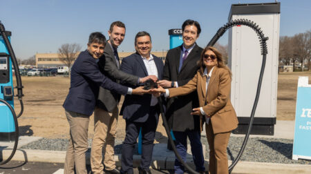 VIDEO: JFK Airport opens electric vehicle charging station The Port Authority of New York & New Jersey (PANYNJ) and Revel have opened an electric vehicle (EV) charging station at John F. Kennedy International (JFK) Airport that more than doubles the airport’s available EV chargers.