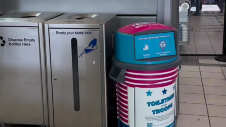 Ontario International initiative finds use for toiletries that don’t travel.