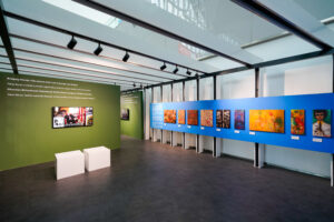 The Fahrelnissa Zeid exhibition at the iGA Art Gallery in the A-B Knuckle of the International Departures Terminal