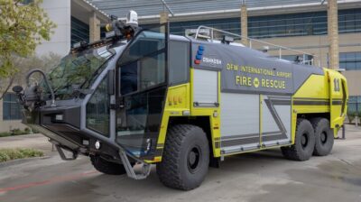 DFW deploys hybrid-electric aircraft rescue and firefighting apparatus