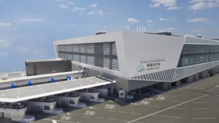 AAHK to commission two automated parking lots An exterior shot of Hong Kong Airport's car parking building.