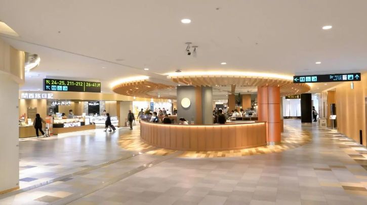 A bright new store at the renovated T1 at Kansai International Airport