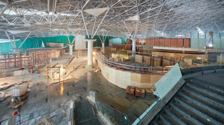 ACI World releases guidance for airport concession agreements The interior of an airport terminal which is under construction at Domodedovo Airport in Moscow, Russia, in November 2025