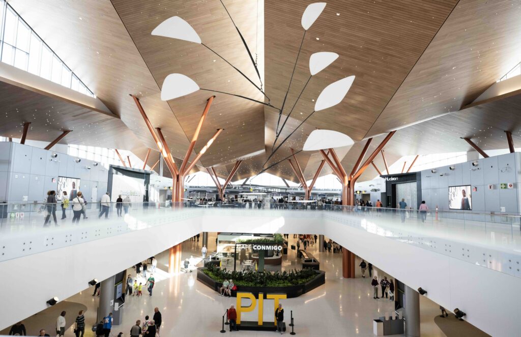 Pittsburgh International Airport Unveils $1.7 Billion Terminal with ribbon cutting ceremony.