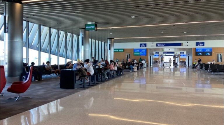 LAX closes Terminal 5 for demolition ahead of renovation for 2028 Olympics LAX Terminal 5 with passengers sitting at gates waiting for flights