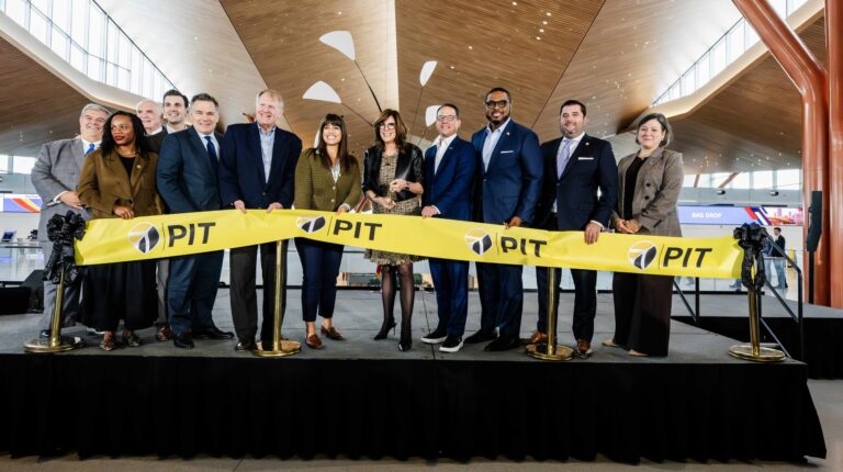 Pittsburgh International Airport Unveils $1.7 Billion Terminal with ribbon cutting ceremony.