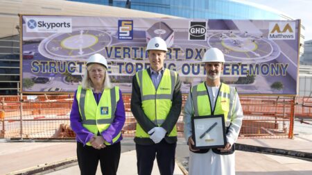 Dubai and Skyports reach vertiport construction milestone in ‘defining moment’ for world’s first aerial taxi service Dubai and Skyports reach ‘defining moment’ towards world’s first aerial taxi service with vertiport construction milestone.