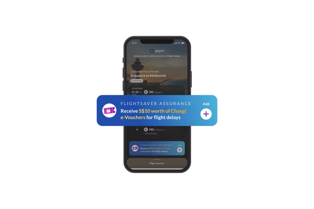 Changi Airport offers flight delay assurance with new app upgrades.