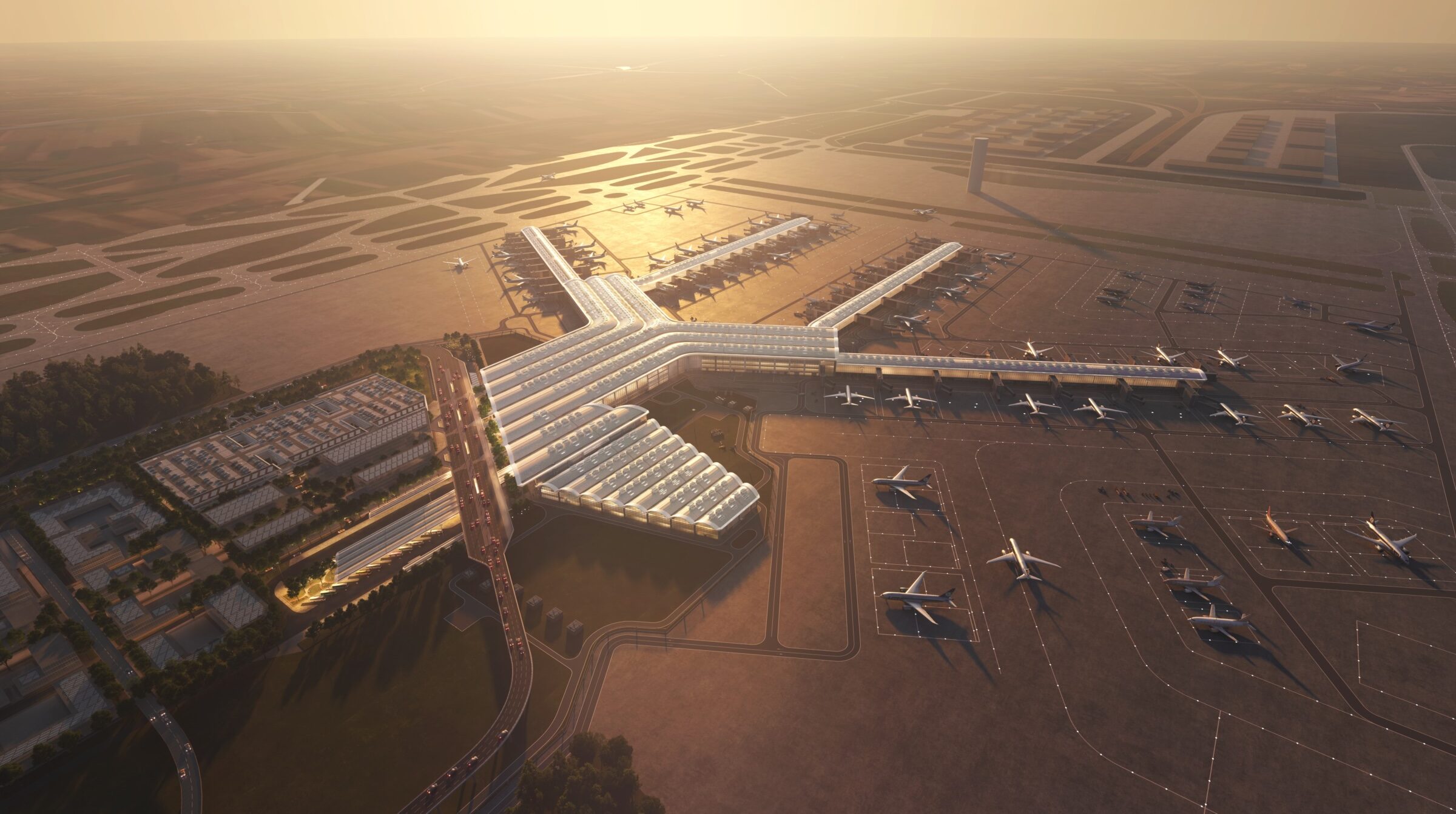 CPK launches tender for 92km road network around new Polish hub airport