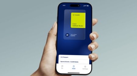 Clear introduces mobile digital ID The Clear ID mobile digital ID solution displayed on a smartphone