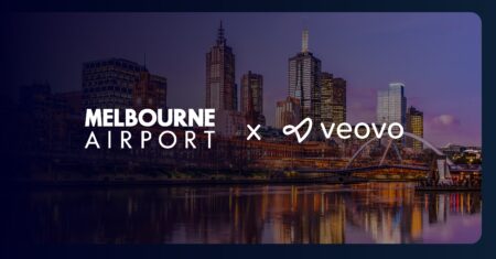 Melbourne Airport goes live with Veovo’s operations system Melbourne Airport and Veovo logos on top of a view of the Melbourne city skyline.