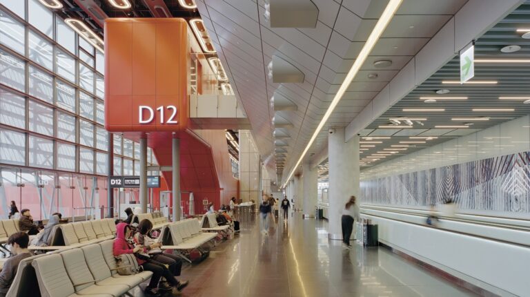 RSHP marks opening of North Concourse at Taoyuan International Airport as milestone for Terminal 3.