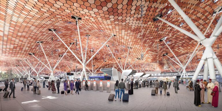 RSHP has unveiled the design for a new terminal at Mohammed V Airport in Casablanca, scheduled to open in 2029 ahead of the 2030 FIFA World Cup. It was made in collaboration with ALA Concept and Egis.