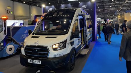 Aurrigo unveils autonomous electric vehicles.