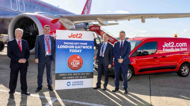 Jet2 launches London Gatwick base with inaugural flights.