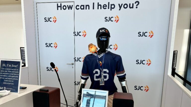 San José airport launches AI-powered humanoid robot pilot.