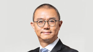 Headshot of Steven Yiu, executive director of airport operations, Airport Authority Hong Kong, against a white background.
