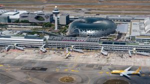 Singapore tests terrorism response at Changi Airport.