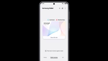 The Samsung ID with Clear digital ID on a smartphone.