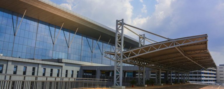 Terminal modernization project underway at Murtala Muhammed International Airport.