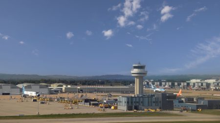 London Gatwick awards construction contracts to support six-year capital investment program External view of London Gatwick Airport on a bright sunny day.