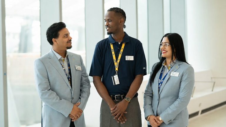 JFK T6 unveils its Guest Experience & Accessibility Services Agent uniforms. Credit: Jesse Walia for JFK Millennium Partners