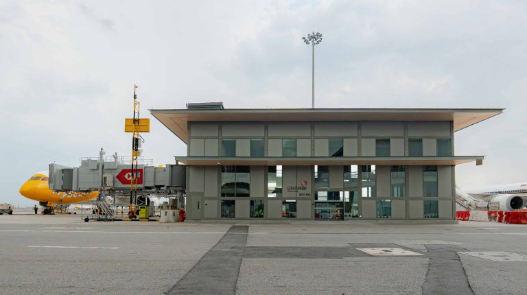 Changi Airport completes construction of first satellite gate.