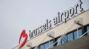 Exterior frontage of Brussels Airport.